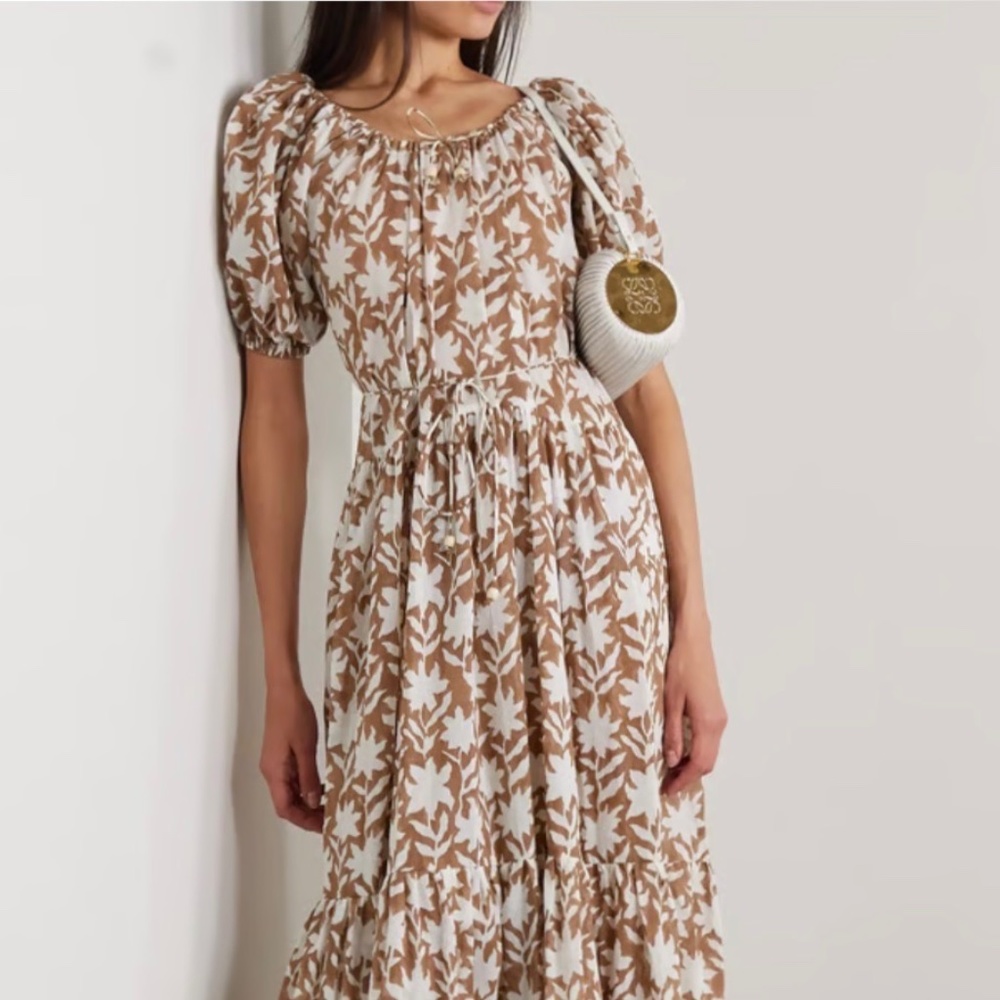 Hannah Artwear Selene 100 % Cotton-Voile  Maxi Dress size L New With Tags